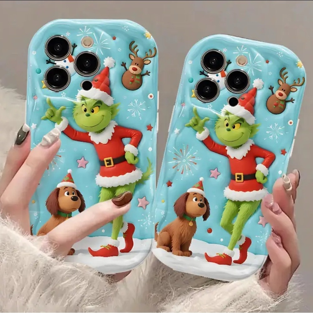 Grinch Christmas Phone Case - Picture 3 of 3
